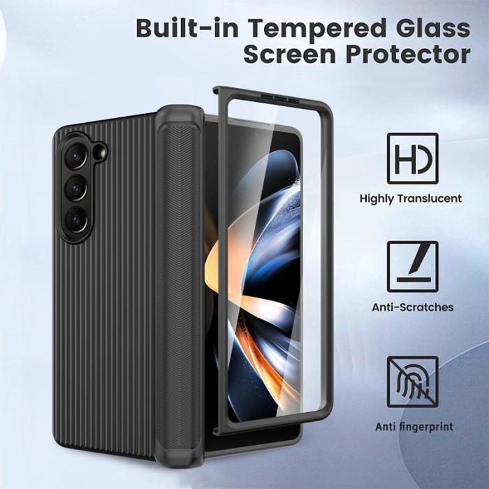 GKK - GKK Samsung Galaxy Z Fold5 Fodral - Hård PC - Svart