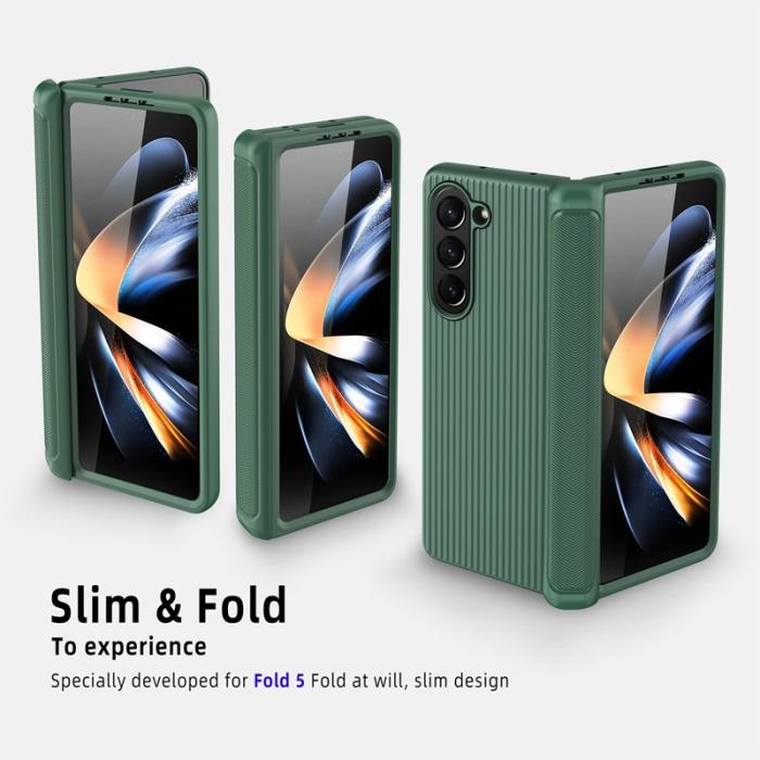 GKK - GKK Samsung Galaxy Z Fold5 Fodral - Hård PC - Svart