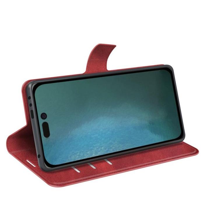 OEM - Flip Folio iPhone 14 Plånboksfodral - Röd