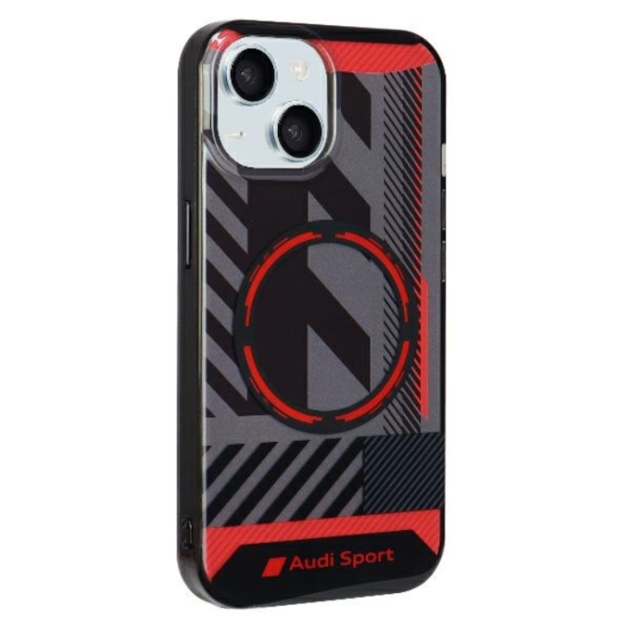 Audi - Audi iPhone 15 Mobilskal Magsafe IML Sport - Svart