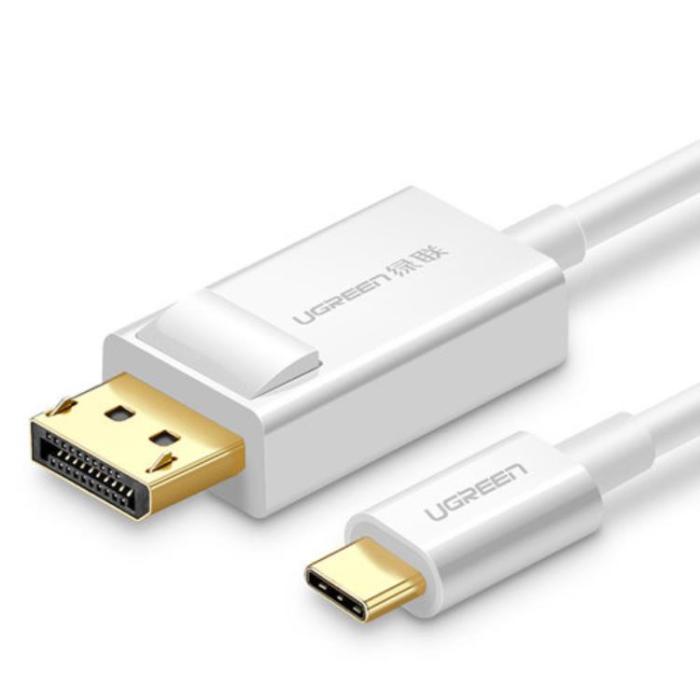 UTGATT1 - Ugreen USB-C till Display Port Kabel 1.5m - Vit
