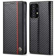LC.imeeke - LC.IMEEKE Samsung Galaxy A53 5G Pl&aring;nboksfodral Konstl&auml;der - Vit