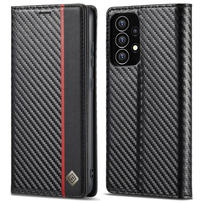 LC.imeeke - LC.IMEEKE Samsung Galaxy A53 5G Plånboksfodral Konstläder - Vit