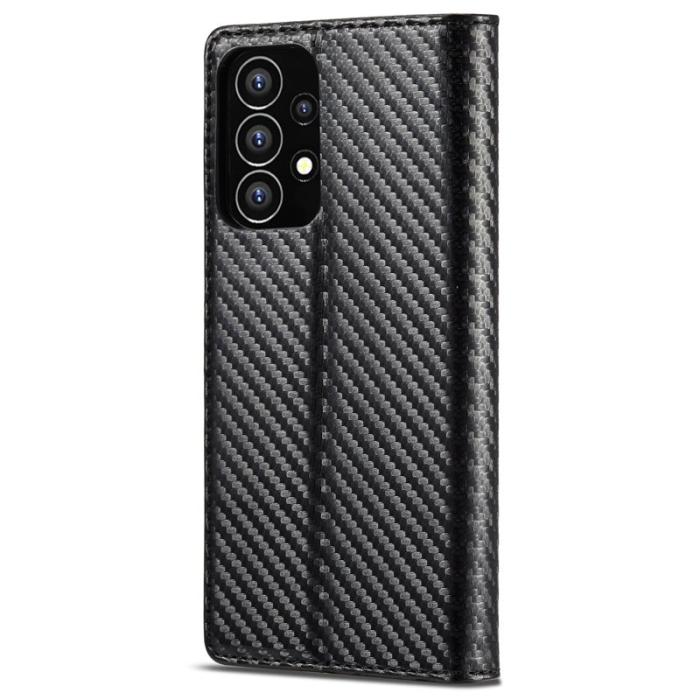 LC.imeeke - LC.IMEEKE Samsung Galaxy A53 5G Plånboksfodral Konstläder - Vit