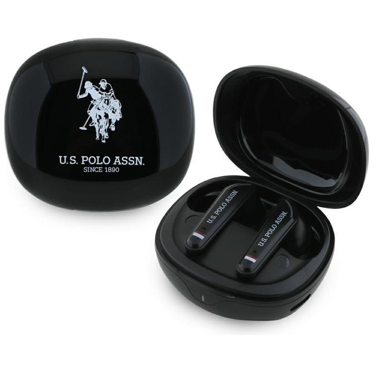 US Polo TWS In-Ear Hörlurar DH Logo - Svart