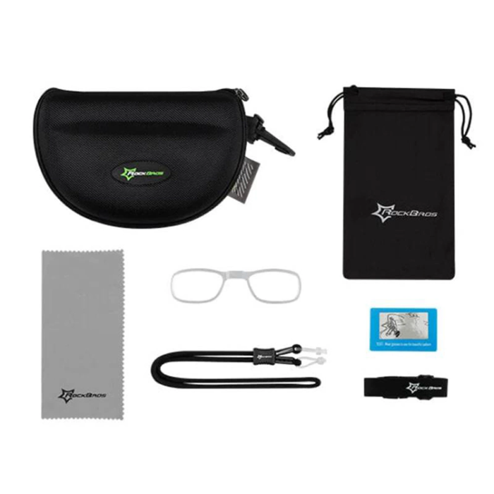 Rockbros - Rockbros photochromic UV400 Cykelglasögon - Vit
