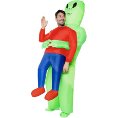 A-One Brand - Uppbl&aring;sbar Alien Dr&auml;kt &ndash; One Size