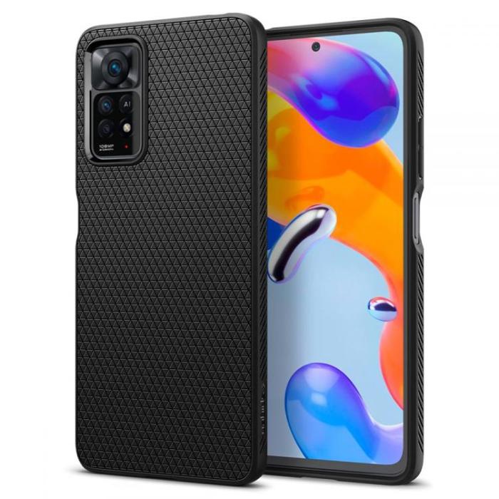 UTGATT1 - Spigen Liquid Air Skal Xiaomi Redmi Note 11 Pro 4G/5G - Matte Svart