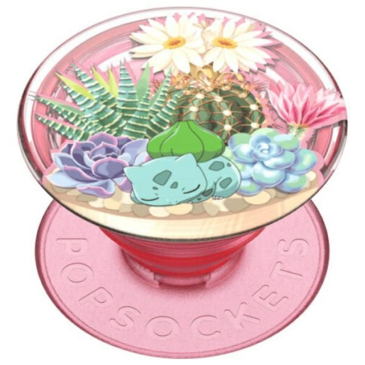 PopSockets Bulbasaur Terrarium Mobilgrip och stativ 112661 - licensed