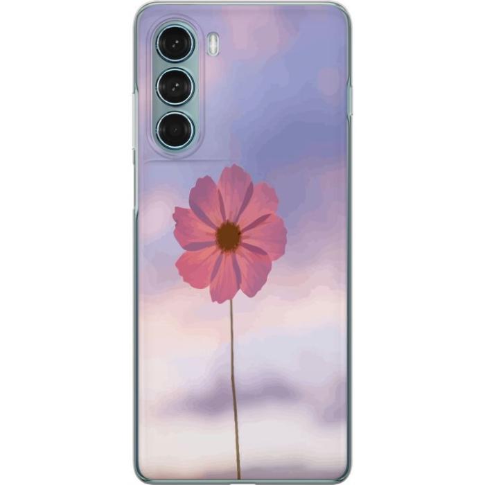 iSecrets - Mobilskal till Motorola Moto G200 5G med Rosa blomma