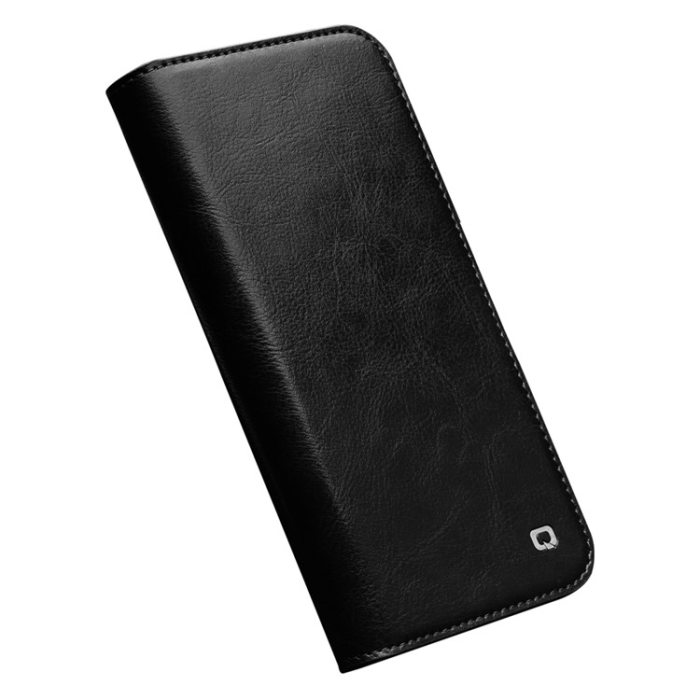 QIALINO - Qialino iPhone 14 Plus Plånboksfodral Äkta Läder Drop Proof