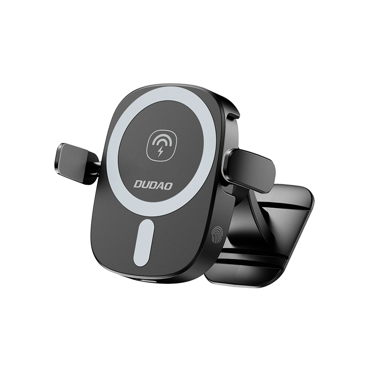 Dudao Mobilhållare Ventilationsgaller Med Inductive Laddare 15W - Svart | 5566 | AlltMobil
