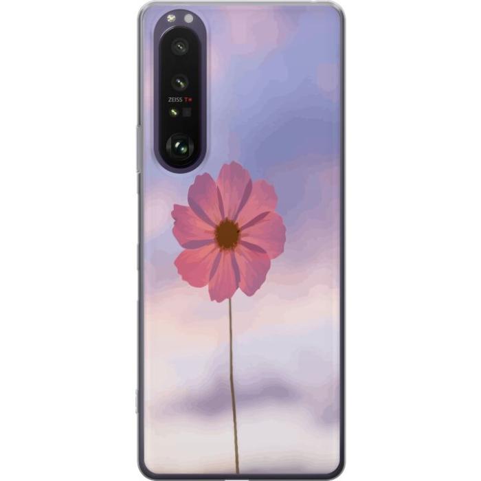 iSecrets - Mobilskal till Sony Xperia 1 III med Rosa blomma