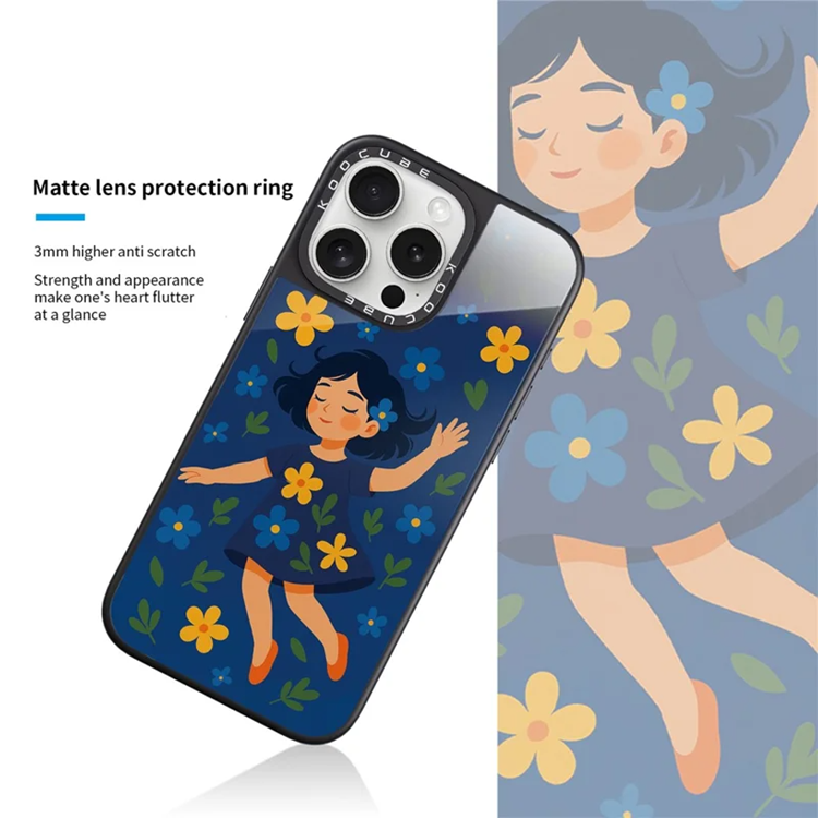 iPhone 15 Pro Max Mobilskal MagSafe Aluminium Silikon (Style L) | 2353 | AlltMobil