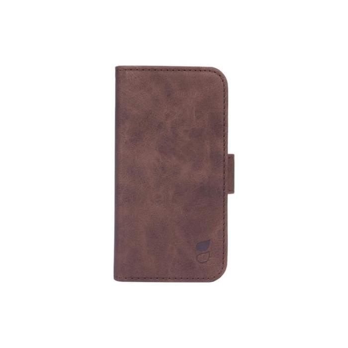 GEAR - GEAR Mobilfodral Nubuck PU iPhone 12 Mini - Brun