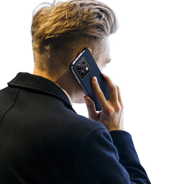 Dux Ducis - Dux Ducis Xiaomi Redmi Note 13 5G Plånboksfodral Skin Pro - Blå