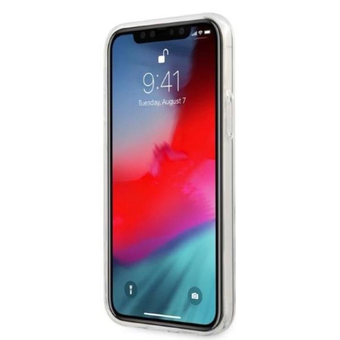 Mercedes - AMG iPhone 12/12 Pro Mobilskal Electroplate Vertical - Transparent