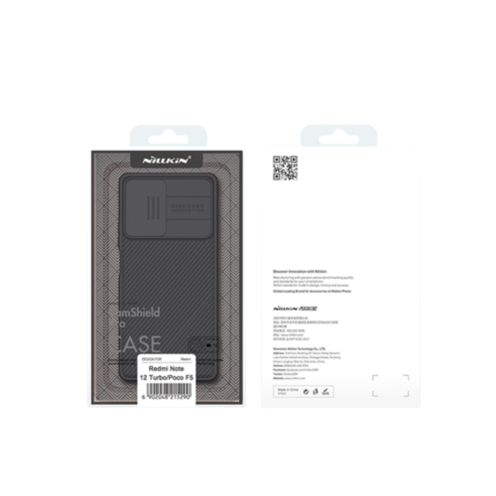 Nillkin - Nillkin Xiaomi Redmi Note 12 Turbo/Poco F5 Mobilskal CamShield