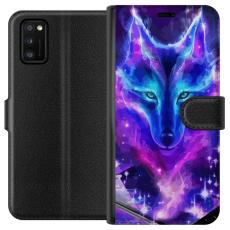 iSecrets - Plånboksfodral till Samsung Galaxy A41 med Neon Varg