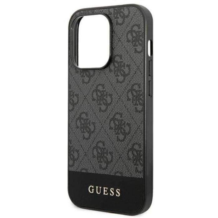 Guess - GUESS iPhone 14 Pro Max Skal 4G Stripe - Gr
