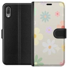 iSecrets - Plånboksfodral till Sony Xperia L3 med fejdande blommor