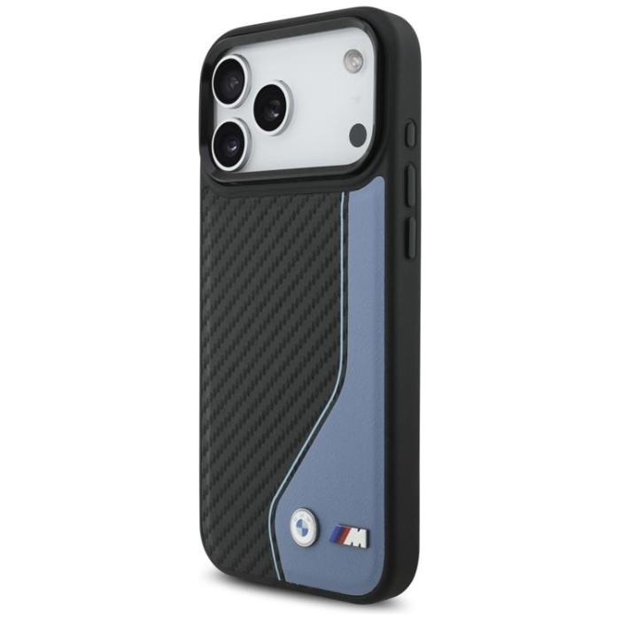 BMW - BMW iPhone 17 Pro Max Mobilskal MagSafe M Carbon Logo - Blå