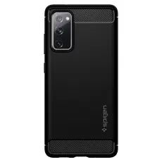 Spigen - Spigen Galaxy S20 FE Skal Rugged Armor Mjukplast - Svart