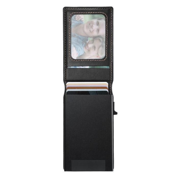 SUTENI - SUTENI Mobilskal för Galaxy S24 Ultra MagSafe Korthållare H19 - Svart