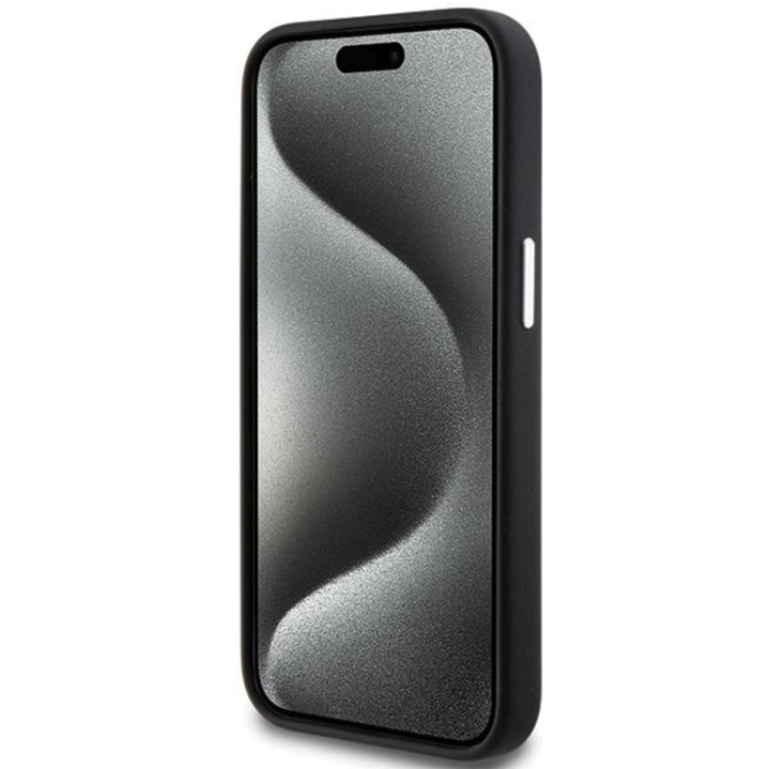 BMW - BMW iPhone 15 Mobilskal Magsafe Signature Liquid Silikon - Svart