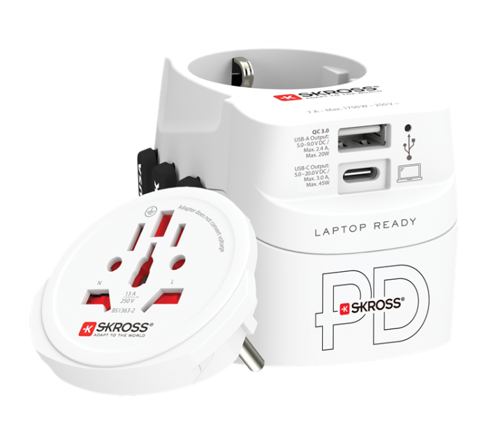 UTGATT1 - SKROSS Reseadapter USB-A/USB-C Pro Light