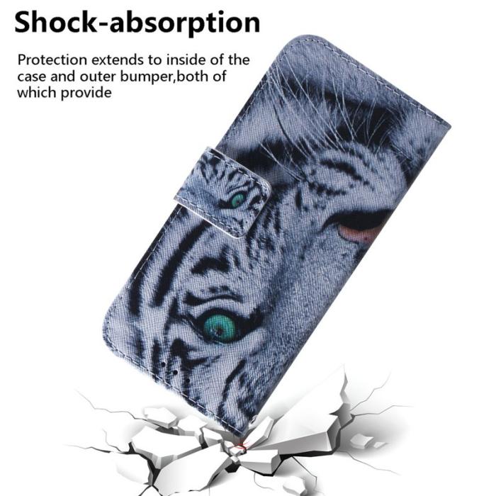 OEM - Samsung Galaxy S26 / S26 Pro Plånboksfodral Mönstertryck Konstläder - Tiger