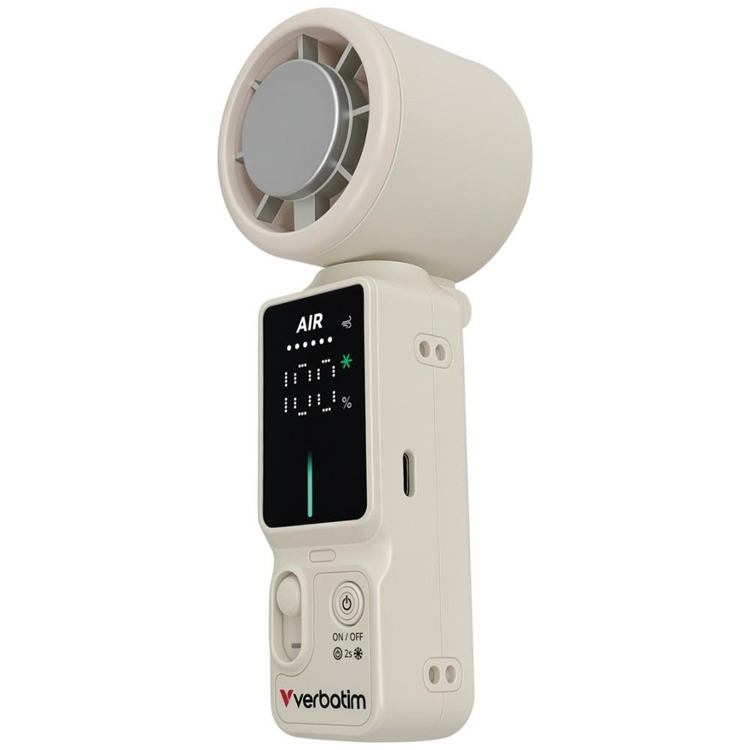 Verbatim Handhållen Fläkt Ice Touch Pro Cool `n` Go 32348 - Vit/Silver