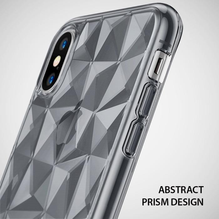 Rearth - Ringke Air Prism Skal till Apple iPhone XS / X - Grå