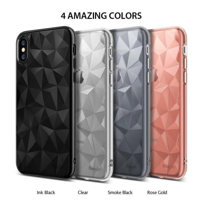 Rearth - Ringke Air Prism Skal till Apple iPhone XS / X - Grå