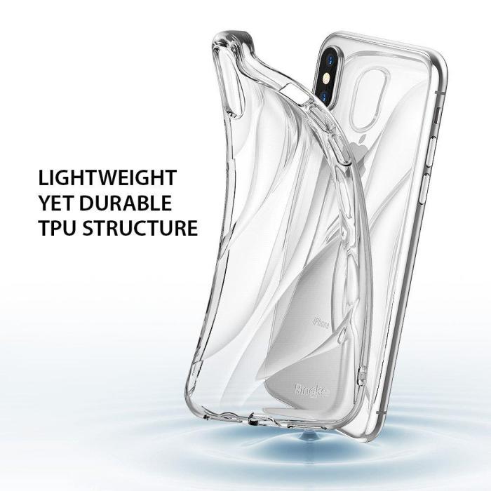 Rearth - Ringke Flow Skal till Apple iPhone XS / X - Clear