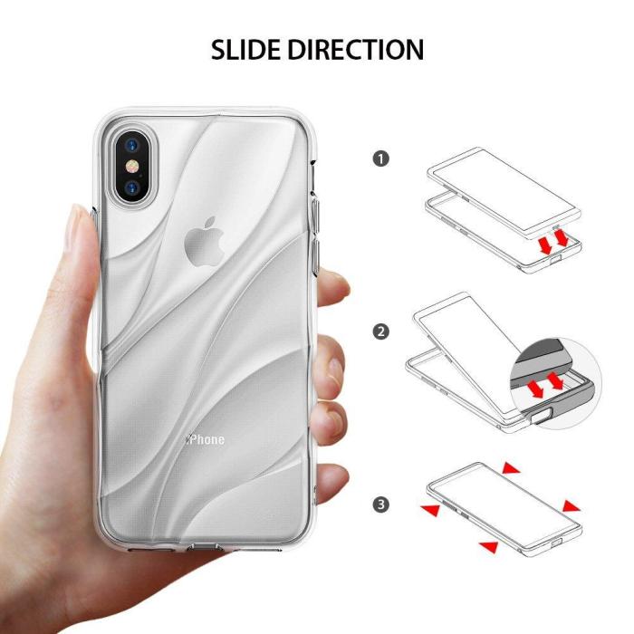 Rearth - Ringke Flow Skal till Apple iPhone XS / X - Clear