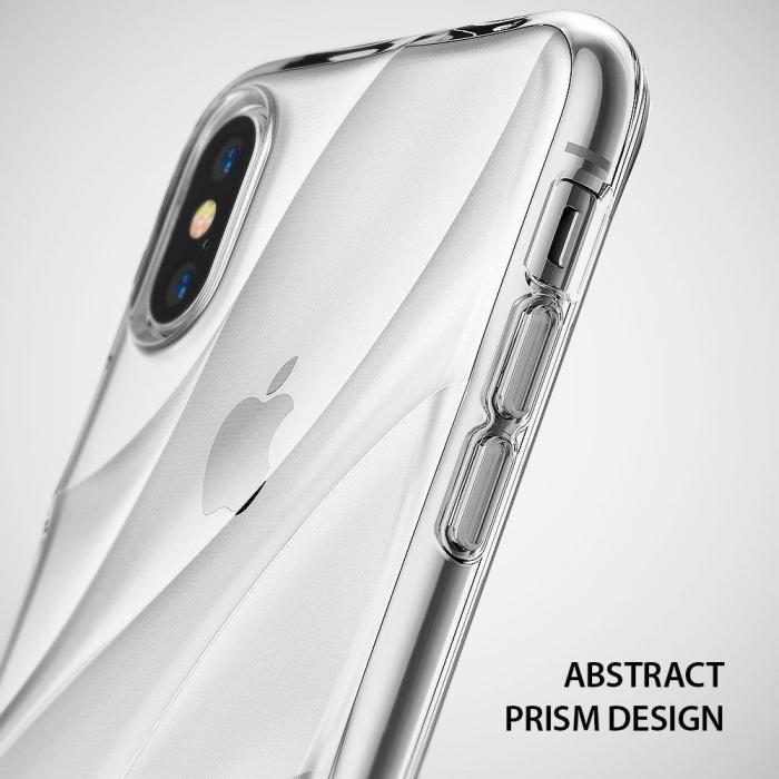Rearth - Ringke Flow Skal till Apple iPhone XS / X - Clear