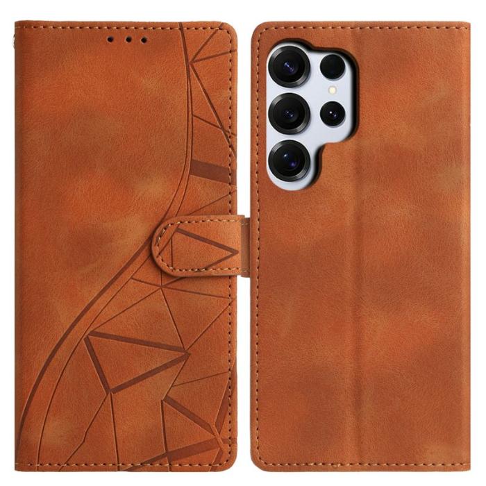 OEM - Samsung Galaxy S26 Ultra Plånboksfodral Ställ Impränerad Konstläder - Brun