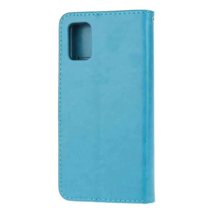 OEM - Butterfly Plånboksfodral Galaxy A72 5G - Blå
