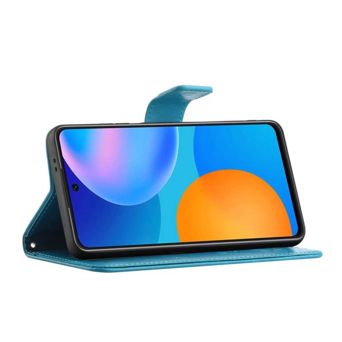 OEM - Butterfly Plånboksfodral Galaxy A72 5G - Blå