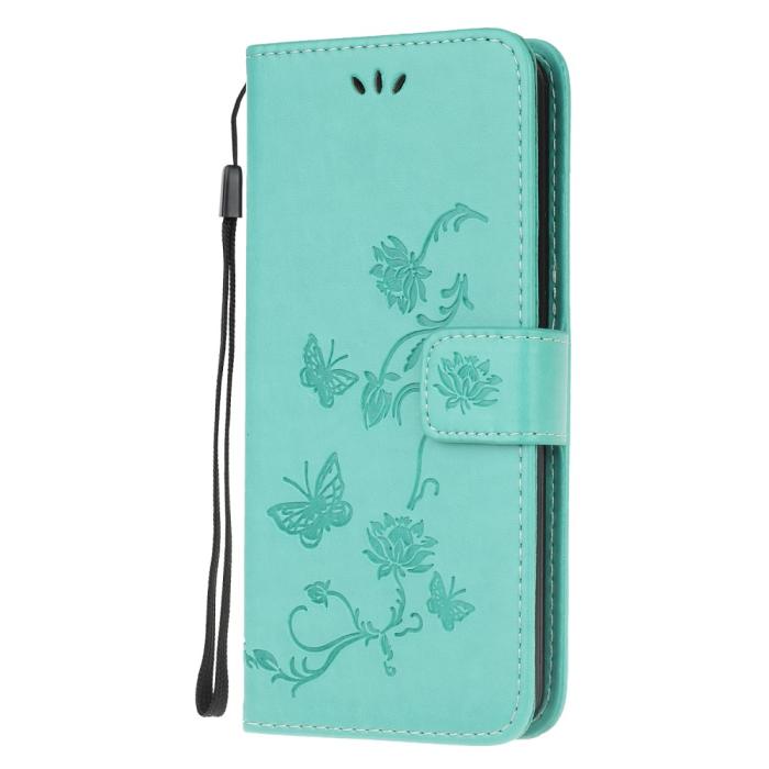 OEM - Butterfly Plånboksfodral Galaxy A72 5G - Turkos