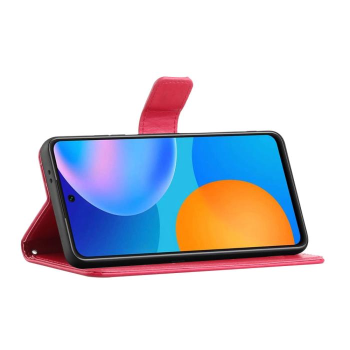 OEM - Butterfly Plånboksfodral Galaxy A72 5G - Magenta