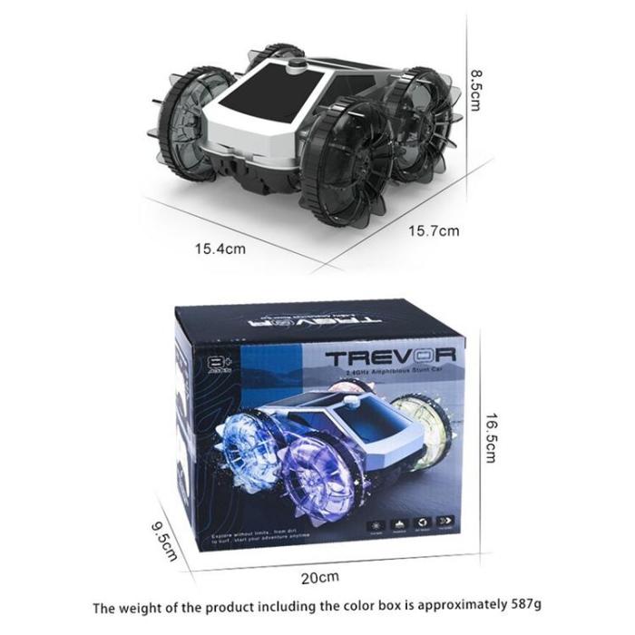 OEM - 2.4G Amfibisk Stuntbil RC Fordon Vattenyta Drifting för Barn (Ålder 3+)