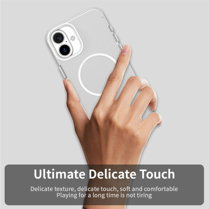 A-One Brand - iPhone 17 Mobilskal MagSafe Candy Color - Vit