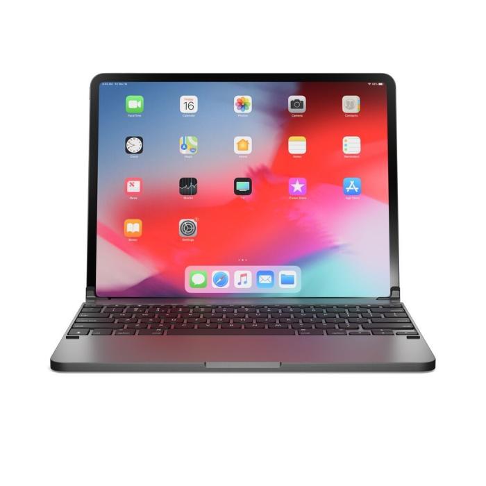 Brydge - Brydge Pro aluminiumtangentbord iPad Pro 12,9 (3:e Gen, 4:e Gen) Nordisk layout