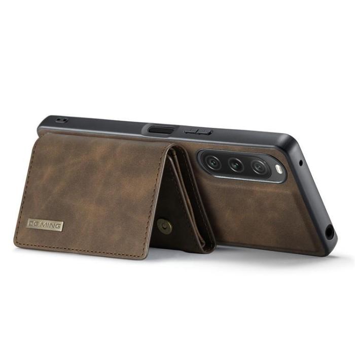 DG.MING - DG.MING Sony Xperia 10 V Mobilskal Korthållare M1 - Coffee