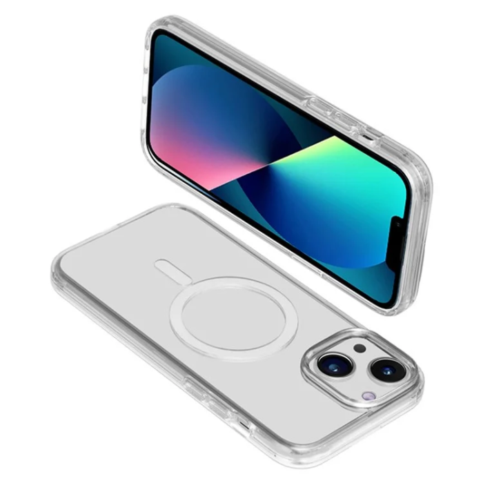 A-One Brand - iPhone 13 Mobilskal MagSafe PC + TPU Clear - Transparent