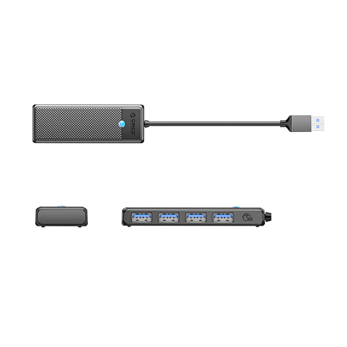ORICO - Orico USB-A Hubb 4xUSB-A 3.0 - Svart