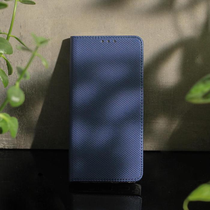 OEM - Snyggt Magnet fodral för Samsung Galaxy M34 5G marinblå