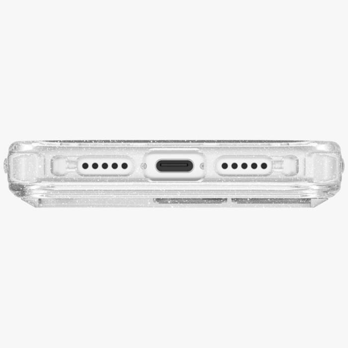 UNIQ - UNIQ iPhone 17 Pro Mobilskal MagSafe Lifepro Xtreme - Clear/Glitter